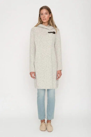 New wool cardigan with hoodie MONA