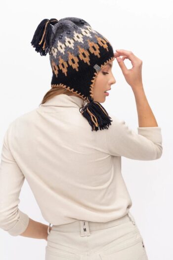 Knitted merino & alpaca wool hat