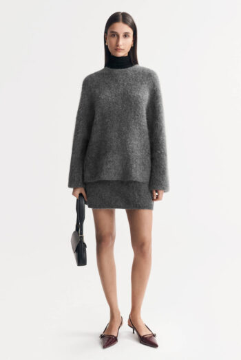 Alpaca Mini Skirt - Skirts - Grey | Rizzing up
