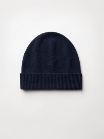 Men&'s Cashmere Beanie - Beanies - Navy | Rizzing up