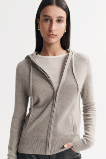 Zip Hoodie - Hoodies - Greige | Rizzing up