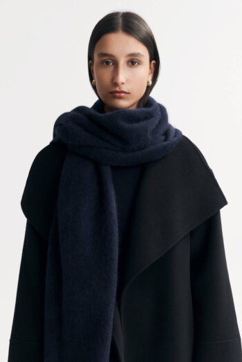 Alpaca Scarf - Scarves - Navy | Rizzing up