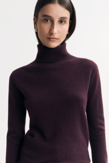 Plain Turtleneck - Turtlenecks - Mulberry | Rizzing up