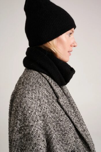 Mohair wool loop scarf