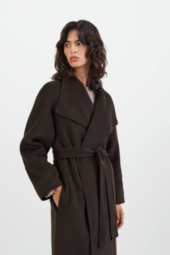 Long Coat - Outerwear - Chocolate | Rizzing up