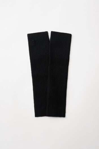 Ribbed Arm Warmers - Gloves - Black | Rizzing up