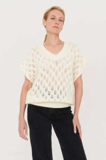 Vintage style woolen vest RANDI