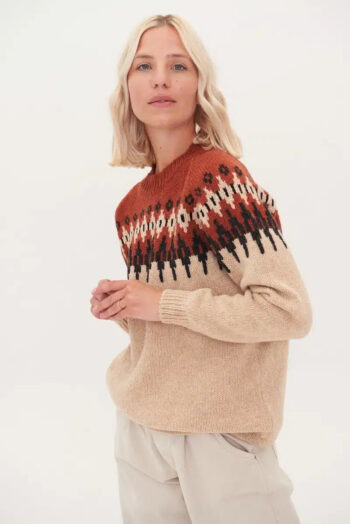 Natural merino wool sweater SAND