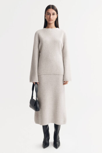 Boucle Skirt - Skirts - Sand | Rizzing up