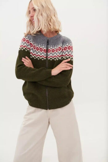 Natural merino wool sweater LEJA