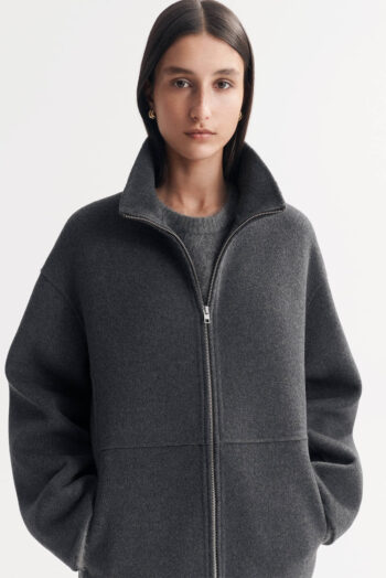 Zip Jacket - Outerwear - Dark Grey | Rizzing up