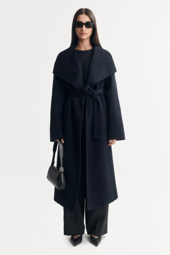 Long Coat - Outerwear - Navy | Rizzing up