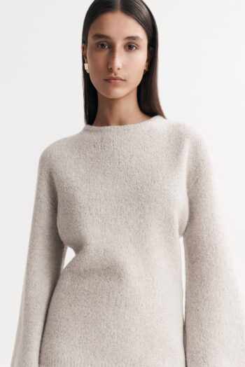 Boucle Top - O-Necks - Sand | Rizzing up
