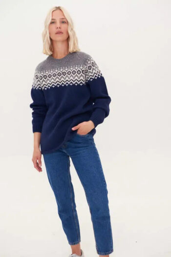 Merino wool sweater FLAKI