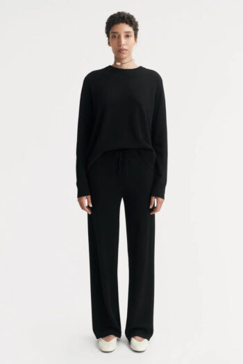 Cashmere Set - O-Necks - Black | Rizzing up