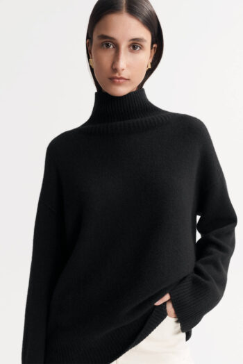 Boyfriend Turtleneck - Turtlenecks - Black | Rizzing up