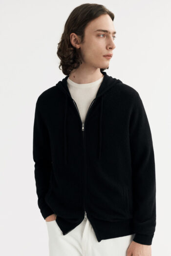 Men&'s Zip Hoodie - Hoodies - Black | Rizzing up