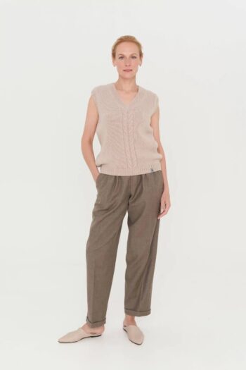 Merino and cashmere wool vest ANNE
