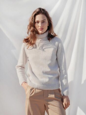 Cashmere and Merino wool turtleneck sweater COLETTE