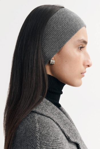 Knitted Headband - Headbands - Grey | Rizzing up