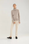 Superfine Cashmere Merino Turtleneck Sweater JULIET