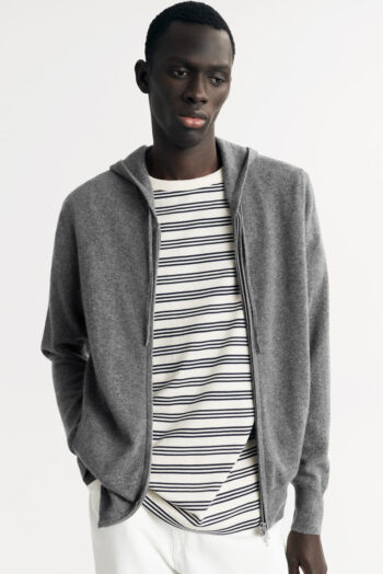 Men&'s Zip Hoodie - Hoodies - Grey | Rizzing up