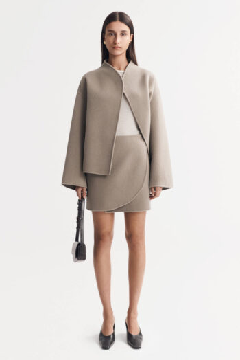 Wrap Skirt - Skirts - Dark Sand | Rizzing up