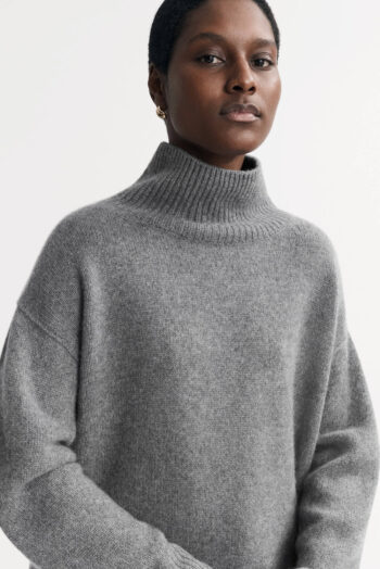 Boyfriend Turtleneck - Turtlenecks - Grey | Rizzing up