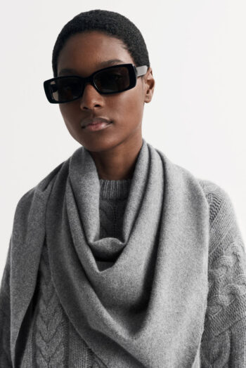 Triangle Scarf - Scarves - Grey | Rizzing up