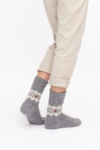 Handmade wool socks for women