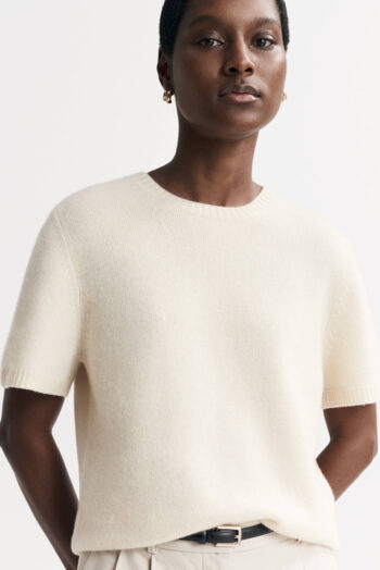 Oversized T-shirt - Shortsleeves - Feather White | Rizzing up