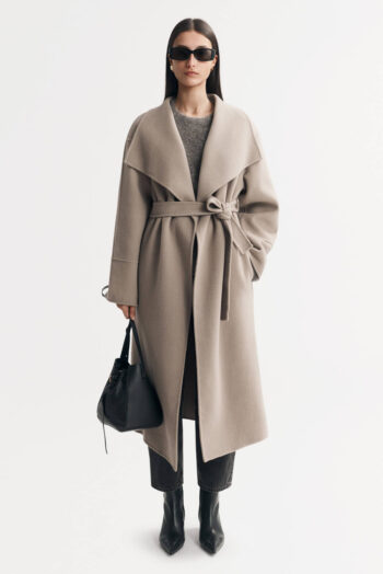 Long Coat - Outerwear - Dark Sand | Rizzing up