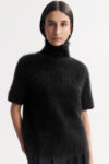 Brushed Turtleneck - Shortsleeves - Black | Rizzing up