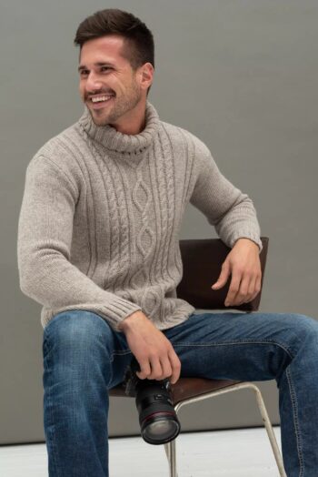 Knitted merino wool pullover HUGO